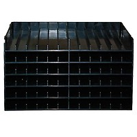 Billede: Spectrum Noir Universal BLACK Pen Trays - 6 Trays, kan ialt indeholde 72 penne, hvert rum kan indeholde en pen med en diameter på 17mm, 13.5cm x 24cm